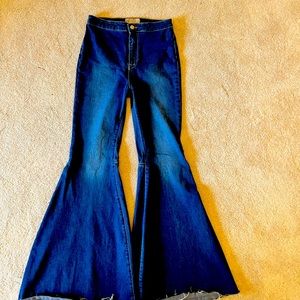 Free People Flare wide leg Jeans